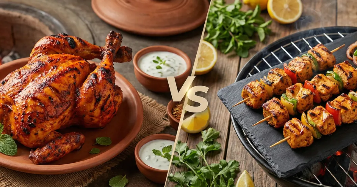Tandoori contre Tikka : quelle est la différence ?